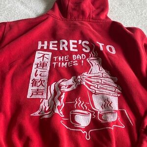 RSQ Red Graphic Hoodie